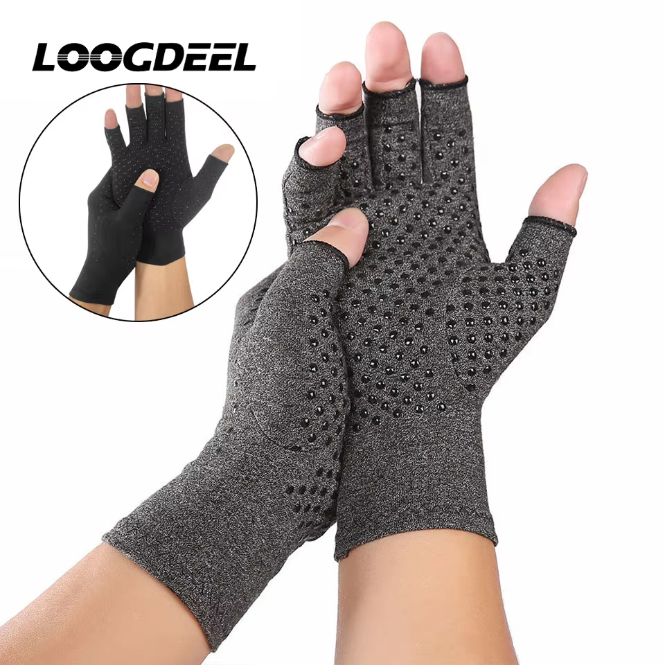 Cycling Glove Padded - LOOGDEEL 하프 핑거 염증 관절 야외