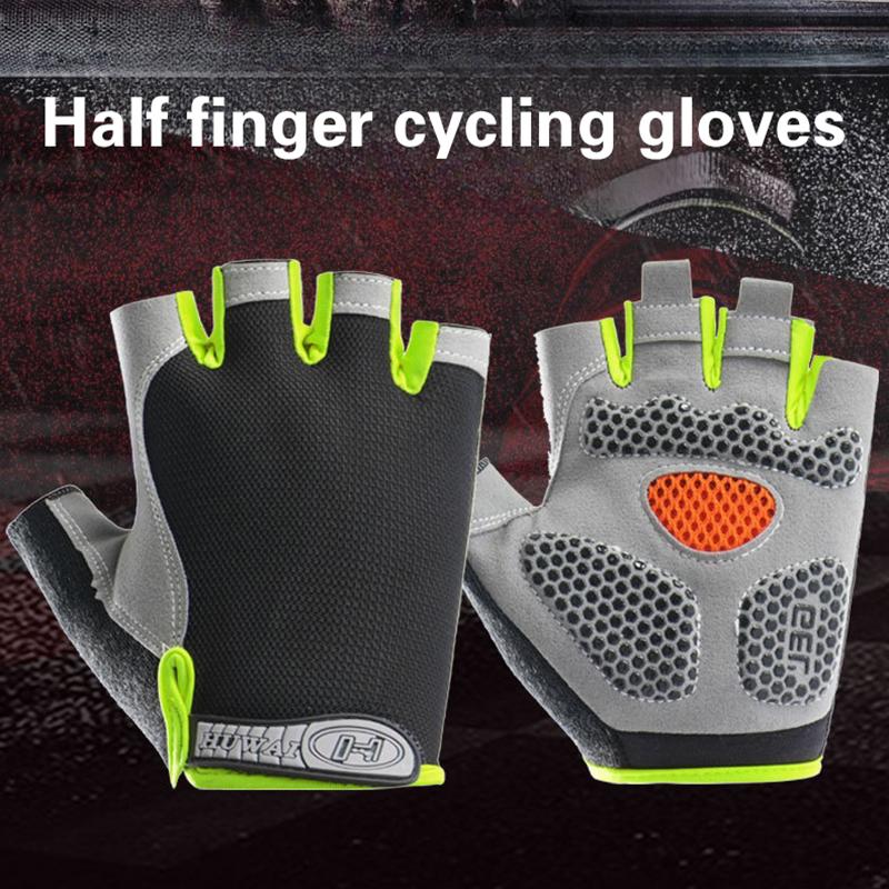 Cycling Glove Padded - 남녀공용 하프 핑거 사이클링 장갑, 미끄럼