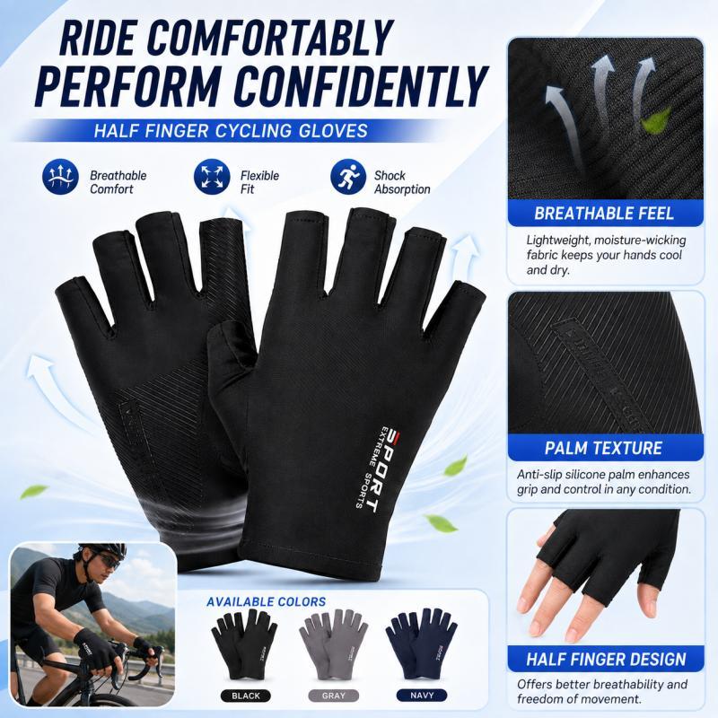 남녀공용 하프 핑거 사이클링 장갑, 로드 MTB 라이딩 - Cycling Glove Padded 리뷰 및 가격