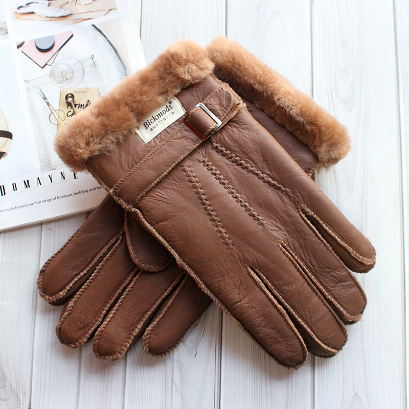 양모 모피 장갑 남자의 두꺼운 겨울 따뜻한 대형 야외  - Leather Driving Glove 리뷰 및 가격