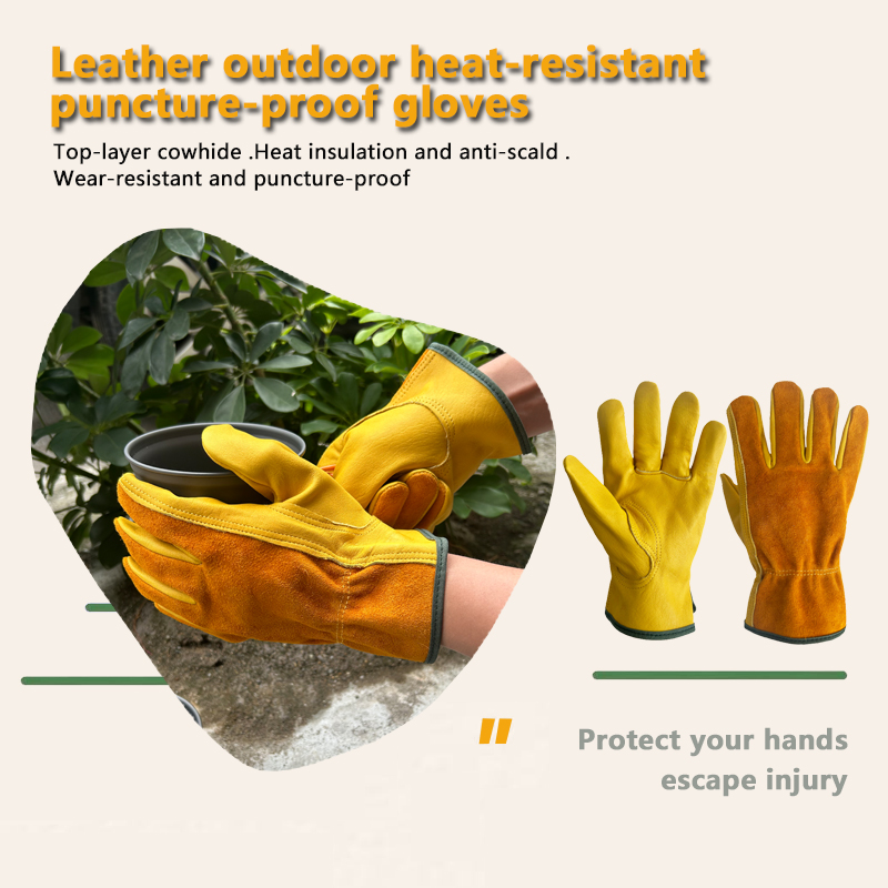 캠핑용 장갑, 단열 장갑, 내마모성 및 찔림 방지 기능 - Heat Resistant Glove 리뷰 및 가격