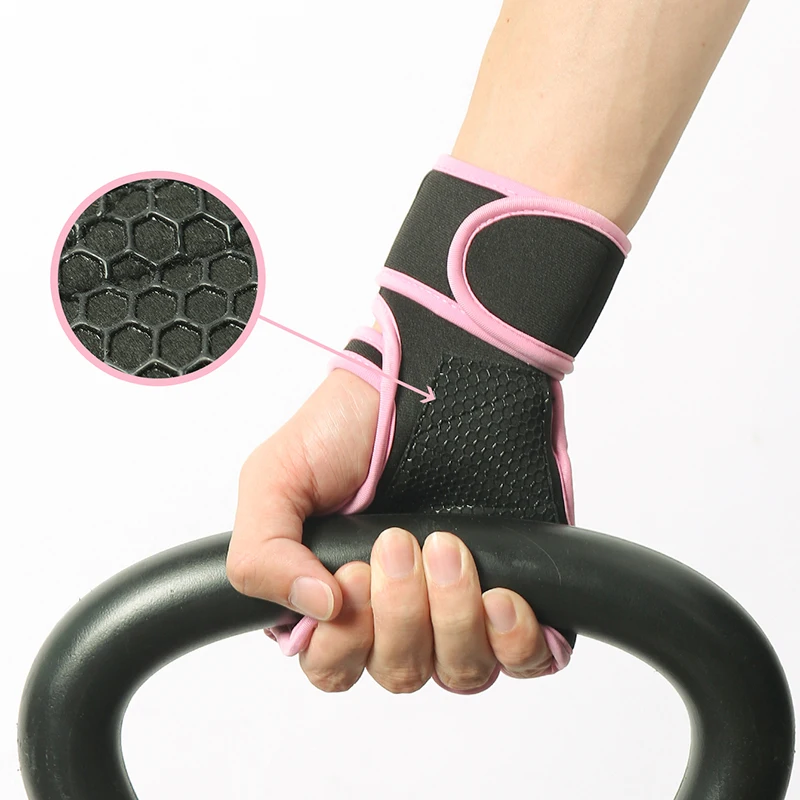 손목 랩이있는 운동 장갑 미끄럼 방지 실리콘 손바닥 보 - Workout Glove Gym 리뷰 및 가격