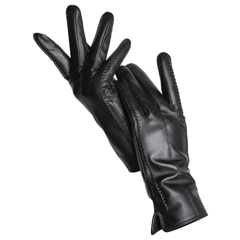 여성용 양가죽 장갑 겨울 따뜻한 플러스 벨벳 짧은 얇은 - Leather Driving Glove 리뷰 및 가격