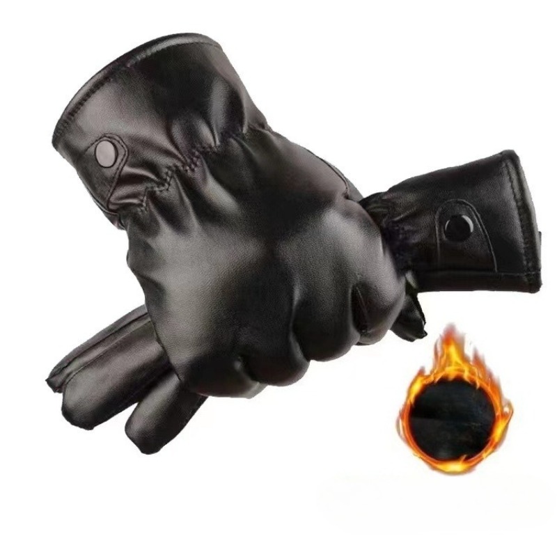 겨울 패션 블랙 PU 가죽 장갑 남성 얇은 스타일 운전 - Leather Driving Glove 리뷰 및 가격