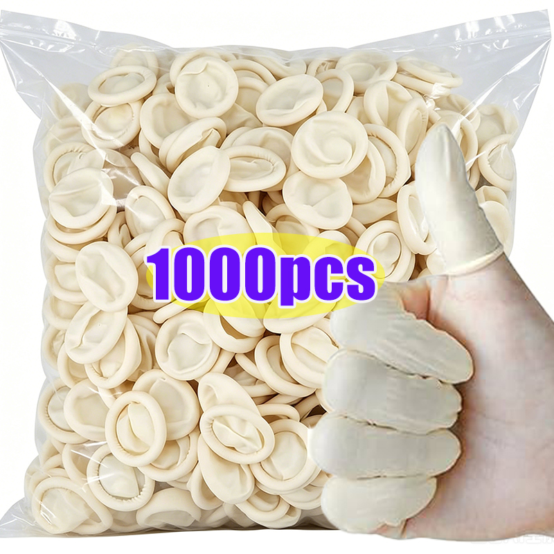 1000pcs 흰색 일회용 손가락 보호대 장갑 방진 방 - Latex Disposable Glove 리뷰 및 가격