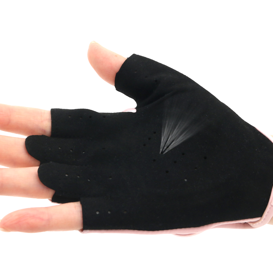 여성용 핑크색 반손가락 피트니스 장갑, 미끄럼 방지 통 - Cycling Glove Padded 리뷰 및 가격