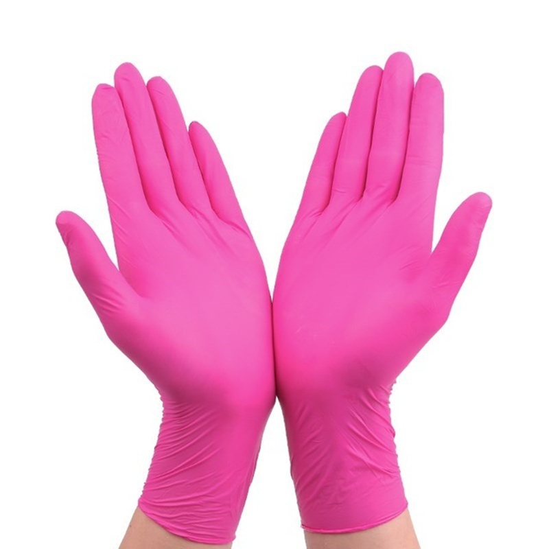 핑크 블랙 일회용 니트릴 장갑 주방 미용실 청소 정비사 - Nitrile Mechanic Glove 리뷰 및 가격