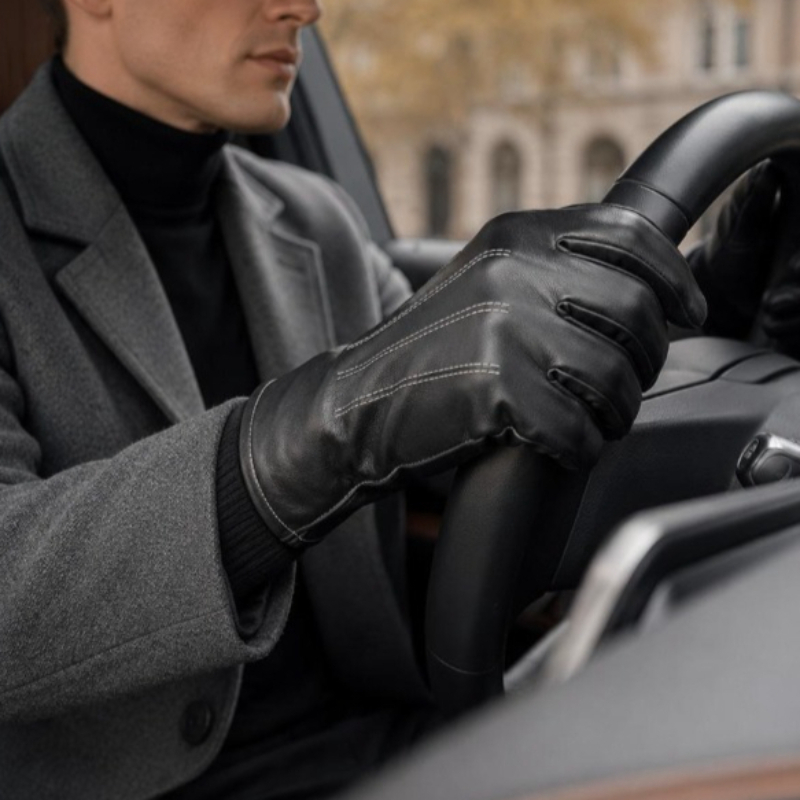 보온 PU 가죽 장갑 남녀공용 겨울용 방풍 터치스크린  - Leather Driving Glove 리뷰 및 가격