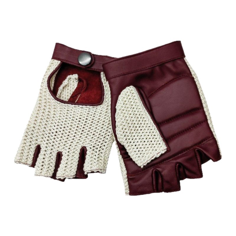 정품 양가죽 반 손가락 장갑 남여 공용 야외 오토바이  - Leather Driving Glove 리뷰 및 가격