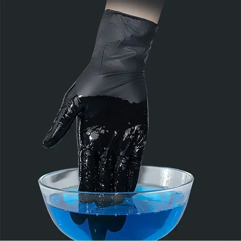 1/100pcs 일회용 검정 장갑 라텍스 프리 니트릴  - Latex Disposable Glove 리뷰 및 가격